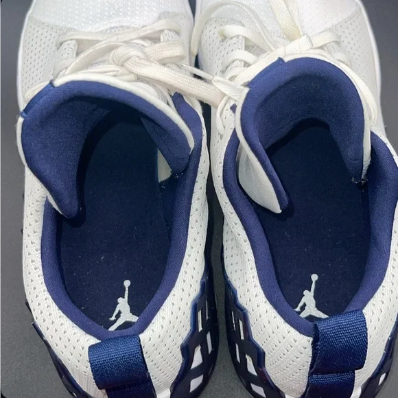 JORDAN Nike Blue and White Sneakers - Picture 2 of 10